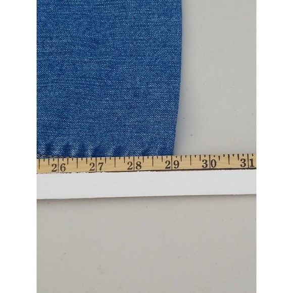 KIKIT Jeans Women 12 (36x29) Stretch Boot Cut Denim Blue Embroidered Pockets Y2K - Picture 6 of 16